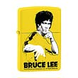 Bruce Lee Yellow Suit Splatter Lemon Zippo Lighter